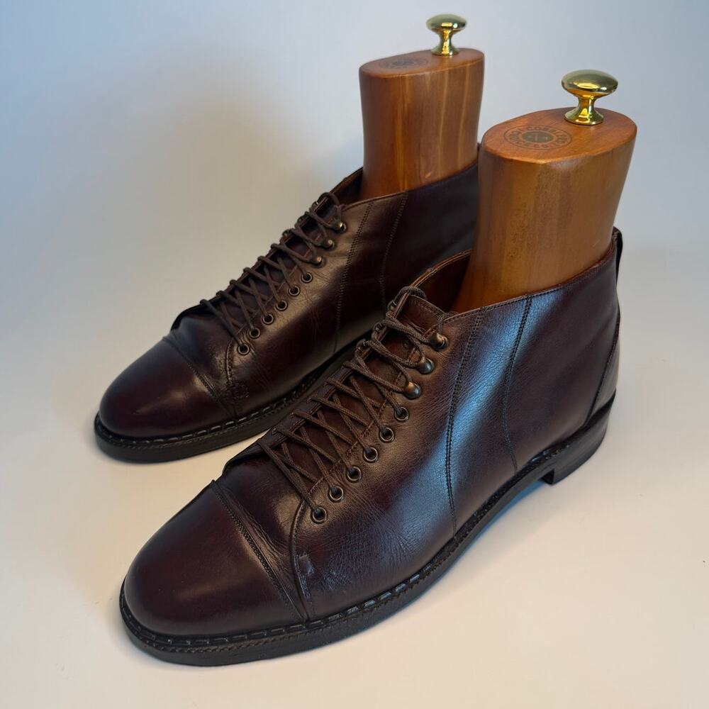 FULL RESOLE Crockett & Jones x Ralph Lauren Ankle Boot Bench Made in England 9 D